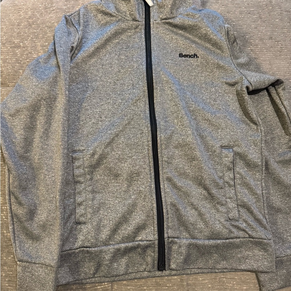 Bench Kids Hoodie Jacket in Heather Gray